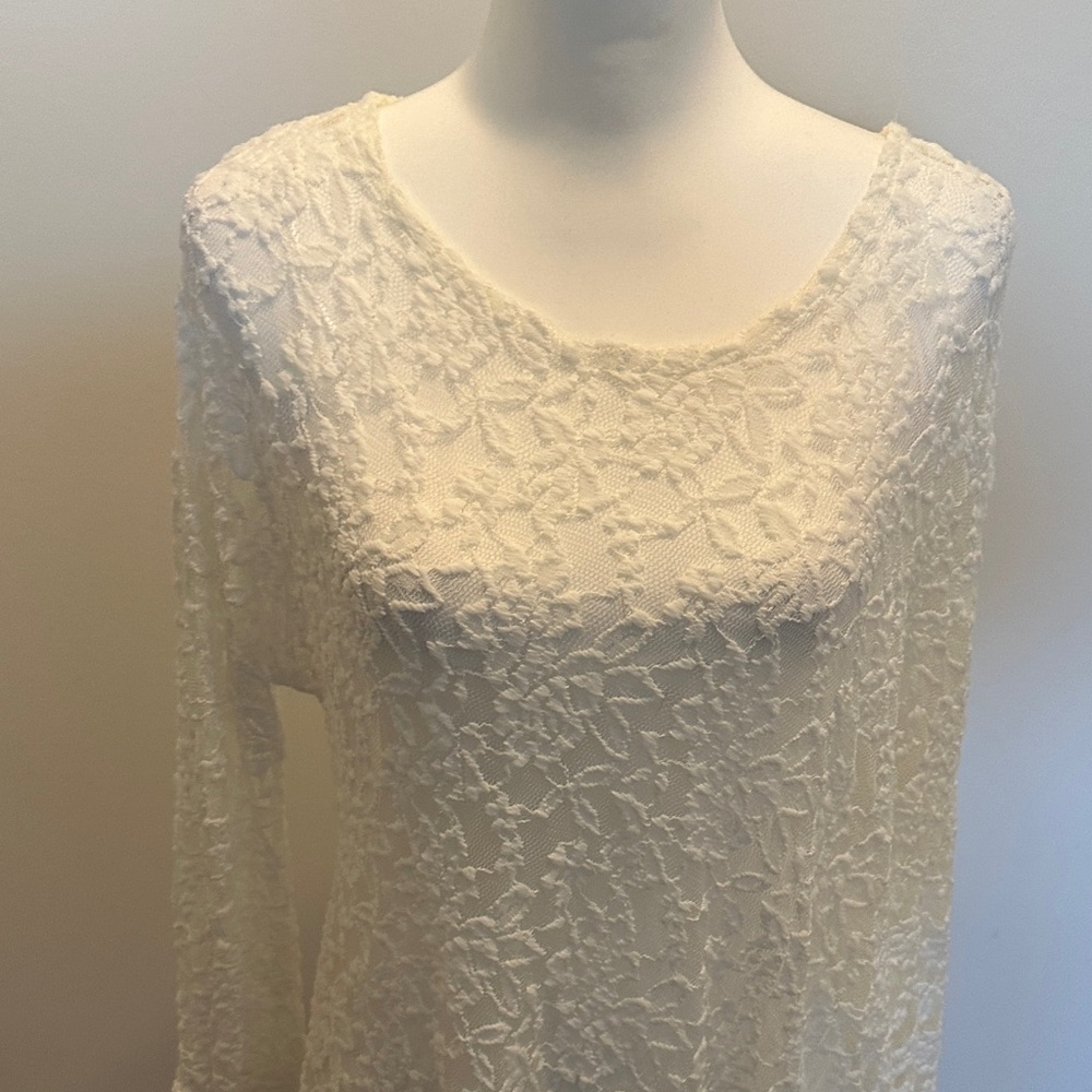 Dantelle Lace Tunic Top - Picture 2 of 6